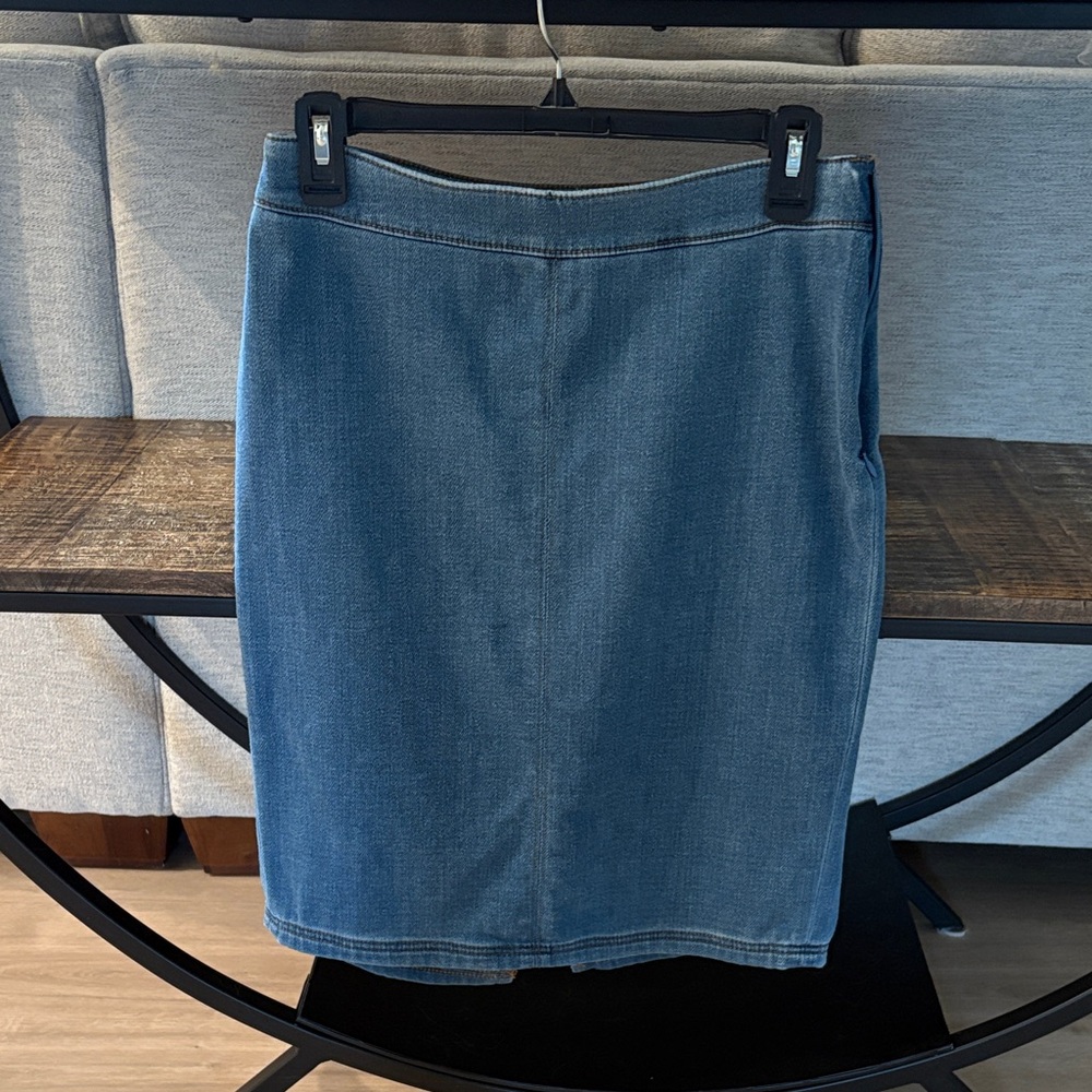 White House Black Market Denim Pencil Skirt